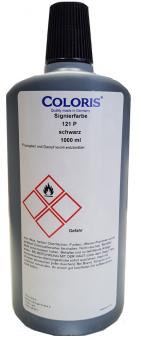 Signierstempelfarbe Coloris, 121 P, 1 Ltr., schwarz 