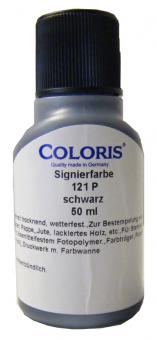 Signierstempelfarbe Coloris, 121 P, 5 Ltr., schwarz 