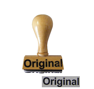 Holzstempel "Original" 