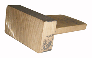 ungravierte Brennplatte für Brennstempel 200 Watt, 50 x 25 mm