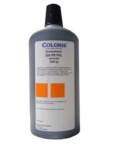 Signierstempelfarbe Coloris, 200 PR PIG, 1000 gr