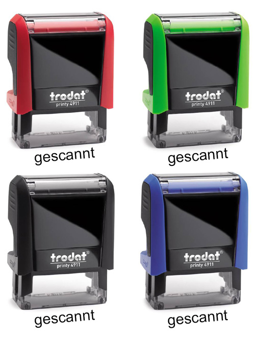 Stempel Printy 4911/L9 "gescannt"